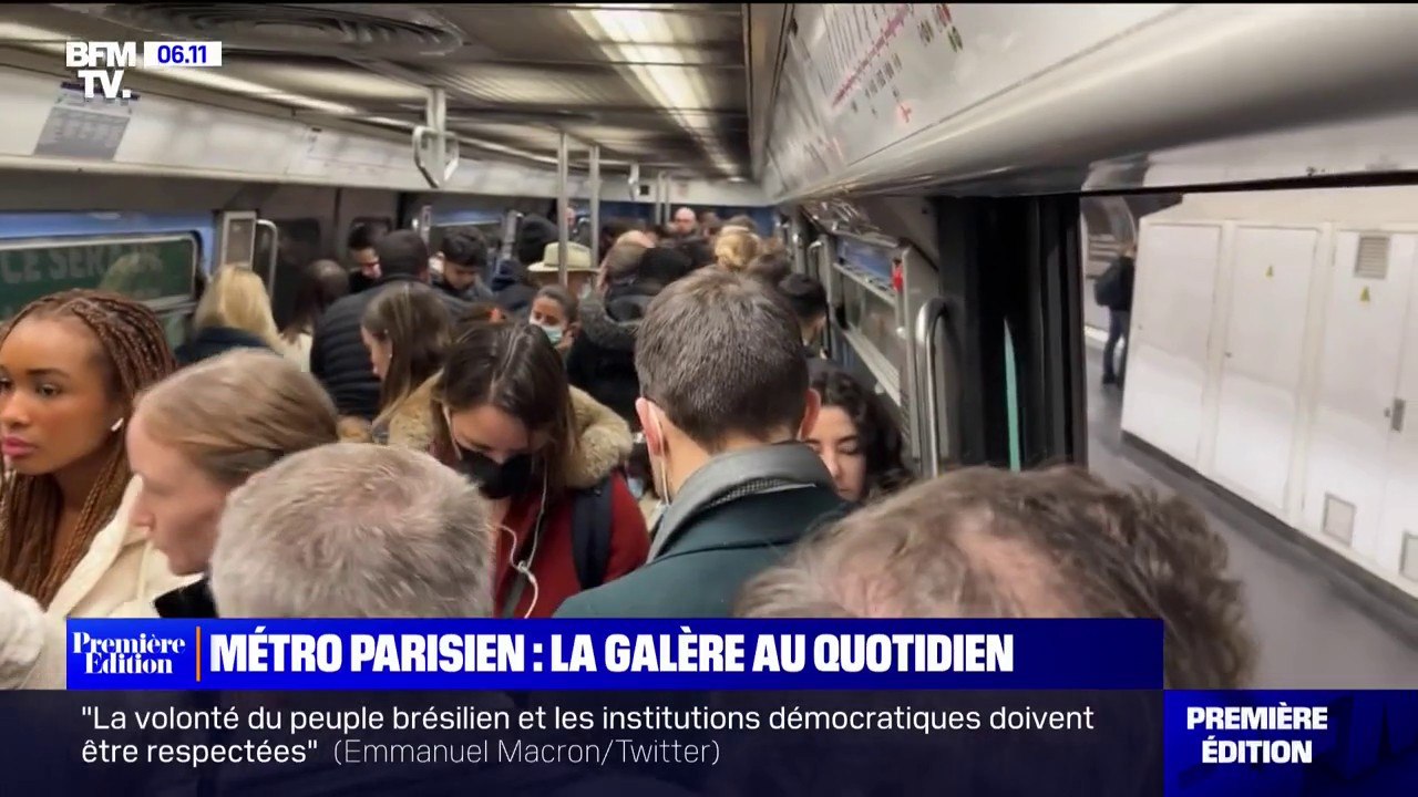 Rames bondées, temps d'attente... La galère quotidienne des usagers du métro parisien