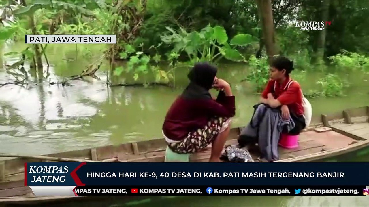 Hingga Hari Ke-9, 40 Desa di Kabupaten Pati Masih Tergenang Banjir