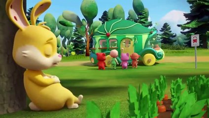 Wheels on the Bus with Baby Animals _ CoComelon Animal Time _ Animal Nursery Rhymes