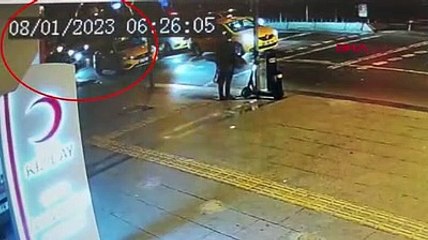 Taksici cinayeti kamerada