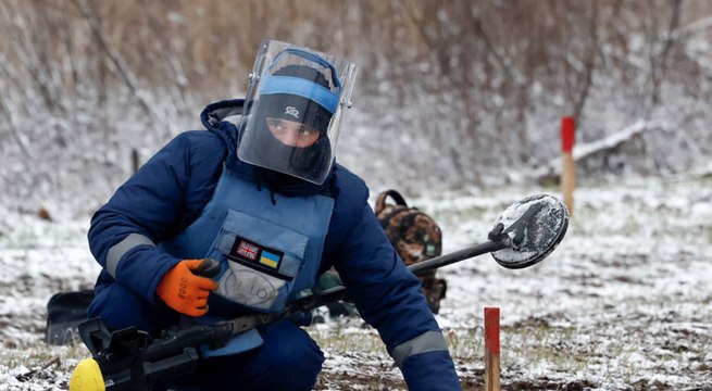 Ukraine ist das größte Minenfeld der Welt