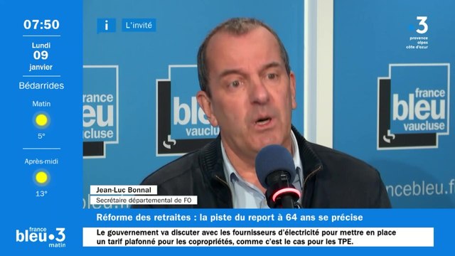 Jean-Luc Bonnal, secrétaire départemental FO en Vaucluse
