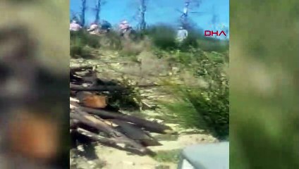 Husumetlilerin kavgasında dayak yiyen yaşlı kadın tepinerek isyan etti