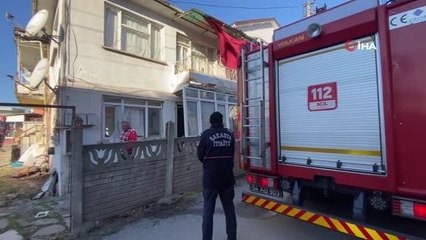 Şofben yangını itfaiyeyi harekete geçirdi: 1 kişi dumandan etkilendi
