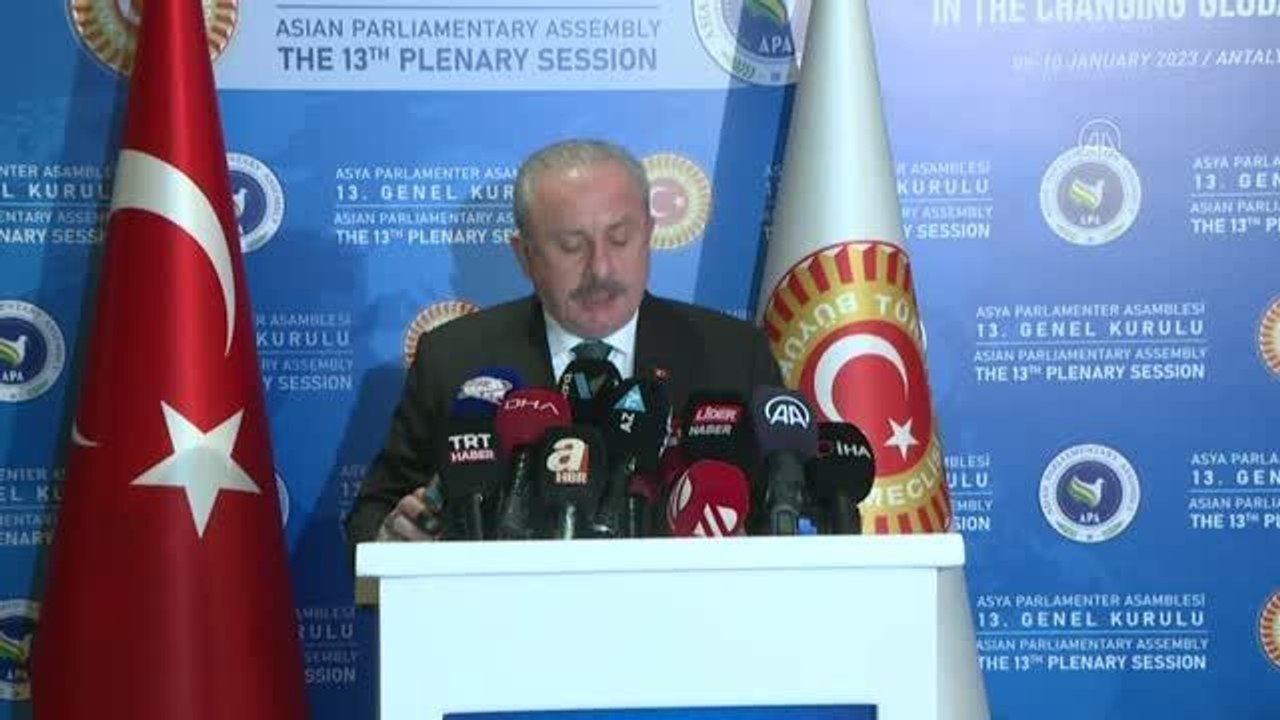 TBMM Başkanı Şentop: "(Karabağ sorunu) Biz bütün ülkelerin sorunu doğru bir şekilde teşhis etmelerini ve sorunun çözümü için gayret göstermelerini...