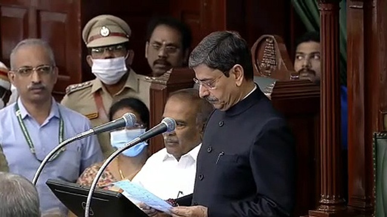 TN Assembly : परम्परागत भाषण में छोड़े और जोड़े गए अंशों से हंगामा, सदन से निकल गए राज्यपाल रवि