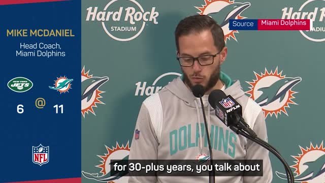 Dolphins don't quit - McDaniel delighted to reach playoffs