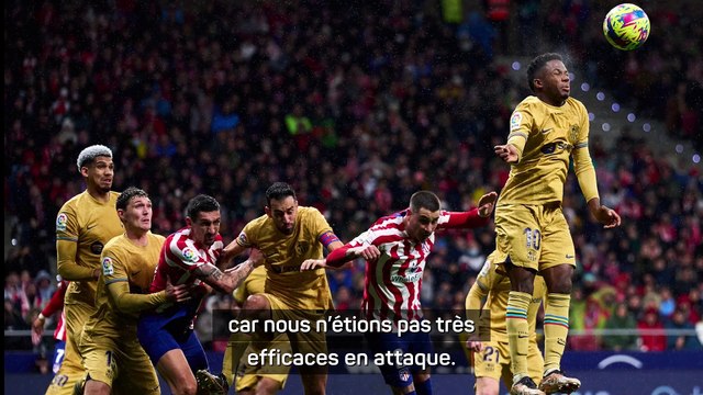 Xavi : Même sans bien jouer, vous pouvez toujours gagner