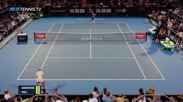 Auckland - Wolf élimine Mannarino