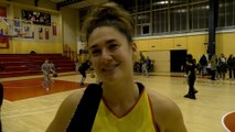Interview maritima: Claire Lainé après la victoire de Martigues Sport Basket contre Saint-Chamond
