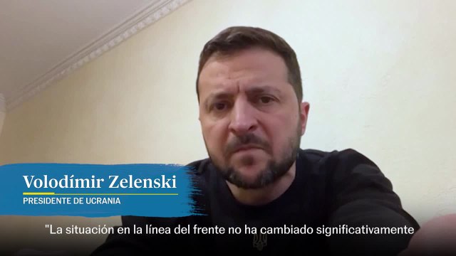 Zelenski: Continúan los intensos combates en las regiones de Lugansk y Donetsk