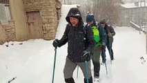 Vanlı dağcılar Sarıkamış şehitleri için Kevenli Dağı'na tırmandı