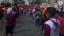 La numerosa concentración de fieles en Filipinas por el Nazareno Negro