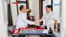 Carlito Galvez, itinalagang bagong Defense secretary | 24 Oras