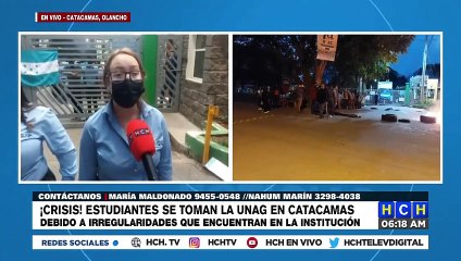 ¡Tomada la UNAG en Olancho! Estudiantes denuncian reelección "ilegal" del rector