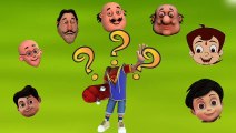 Motu patlu Chhota bheem Little Singham Siva the superhero wrong head puzzle video