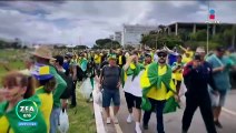 Bolsonaristas invaden el Palacio Presidencial de Brasil