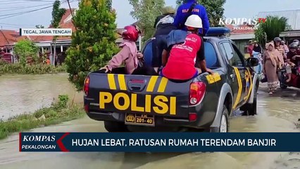 Hujan Lebat, Ratusan Rumah Terendam Banjir