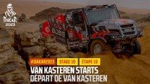 Van Kasteren starts / Départ de Van Kasteren - Étape 10 / Stage 10 - #Dakar2023