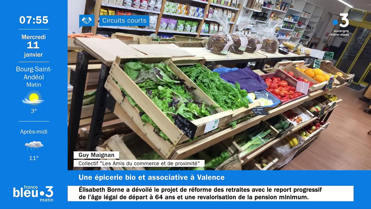 À Valence, L'épicerie d'à Côté, épicerie BIO et associative avec des produits locaux de qualité