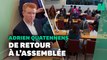 Adrien Quatennens a repris le travail à l’Assemblée nationale