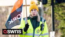 Thousands of ambulance staff in England and Wales strike over pay
