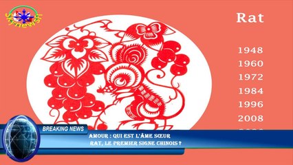 Amour : qui est l'âme sœur  Rat, le premier signe chinois ?