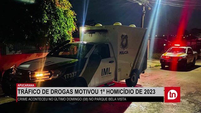 Tráfico de drogas motivou 1º homicídio em Apucarana, diz delegado