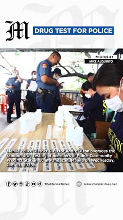 Drug test for police