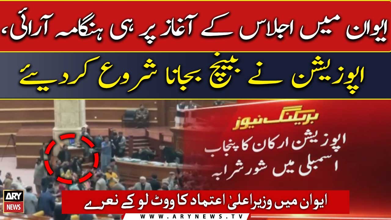 Ruckus in Punjab Assembly as opposition protests