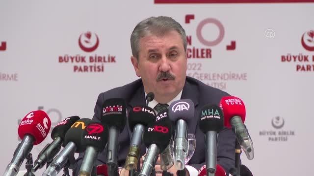 Destici: Bizim, BBP olarak şu andaki düşüncemiz, Cumhur İttifakı çatısı altında kendi adımız, amblemimiz ve adaylarımızla seçime girmektir