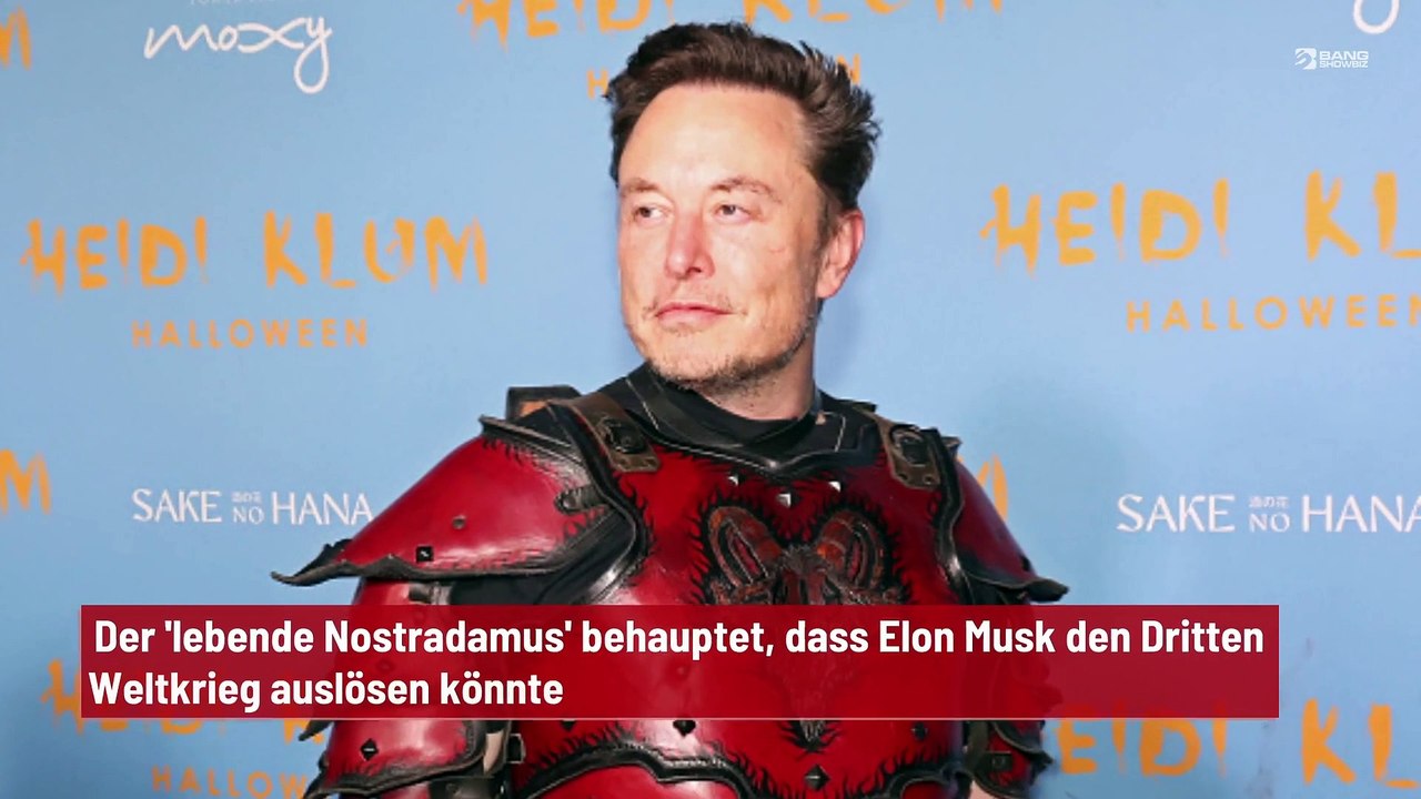 Der 'lebende Nostradamus' behauptet, dass Elon Musk den Dritten Weltkrieg auslösen könnte
