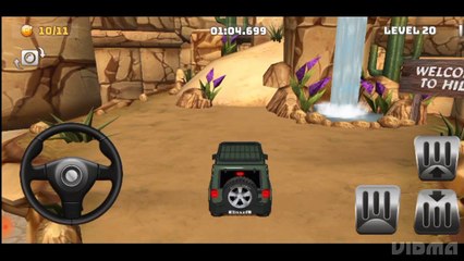 Car Driving Game . Driving a car on a difficult road