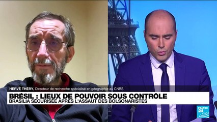 Attaque des lieux de pouvoir au Brésil : "Une répétition farcesque" de l'assaut du Capitole