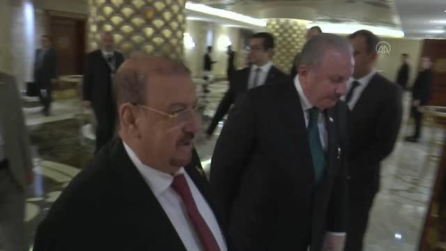 TBMM Başkanı Şentop, Yemen Temsilciler Meclisi Başkanı el-Barkani ile görüştü