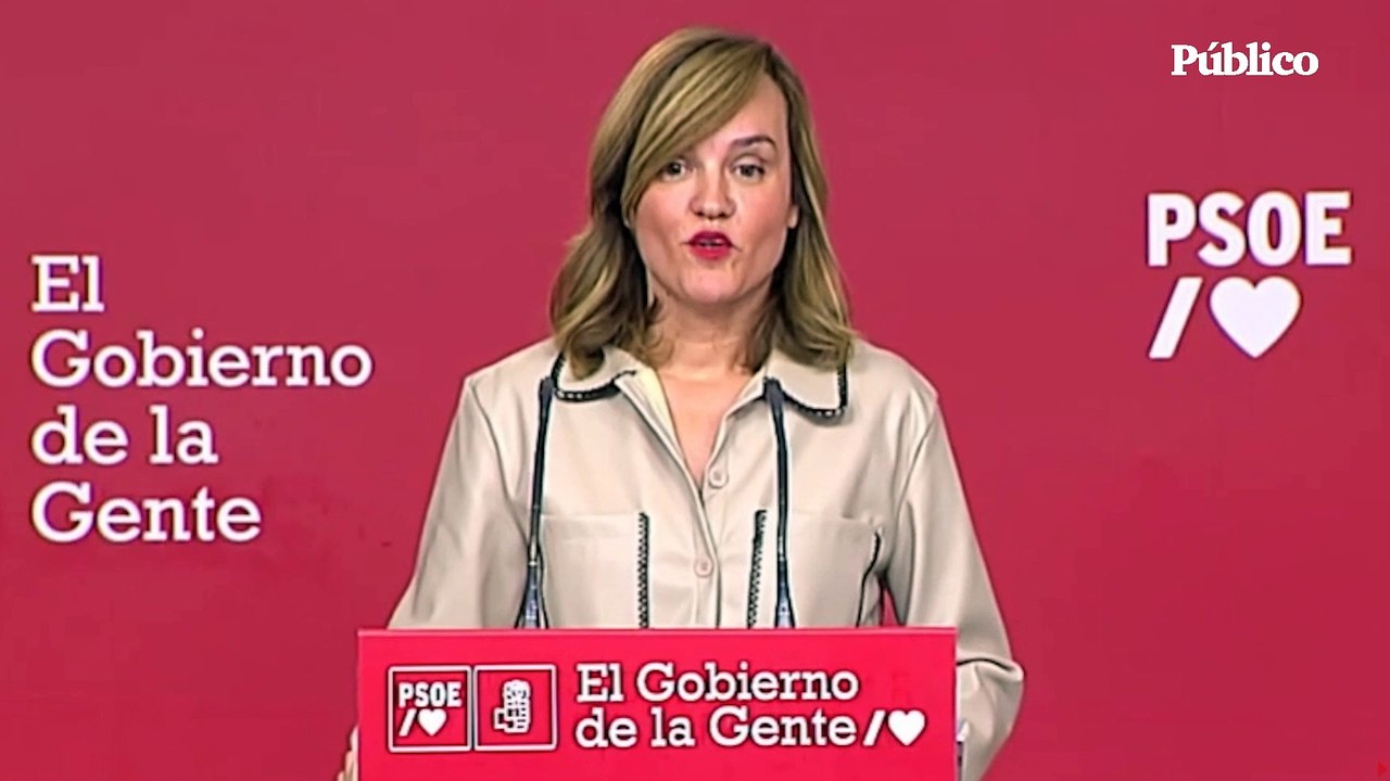 Pilar Alegría (PSOE), sobre las declaraciones de Feijóo: "Si pasara lo que ha pasado en Brasil, se aplicaría el delito de rebelión"