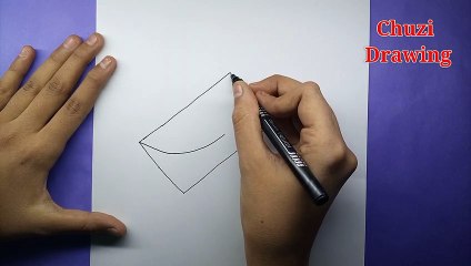 Cute Burrito Drawing for Beginners || Easy Drawing
