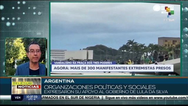 Organizaciones políticas y sociales argentinas dieron su apoyo al Gobierno de Lula