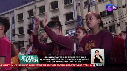 Pagdiriwang ng Nazareno 2023, dinagsa ng mga deboto | SONA