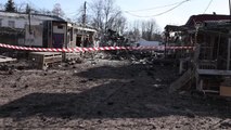 Rus ordusunun saldırısında füzenin Harkiv'deki çarşıya isabet etmesi sonucu bir kişi öldü