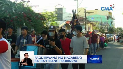 Pagdiriwang ng Nazareno sa iba't ibang probinsya | Saksi