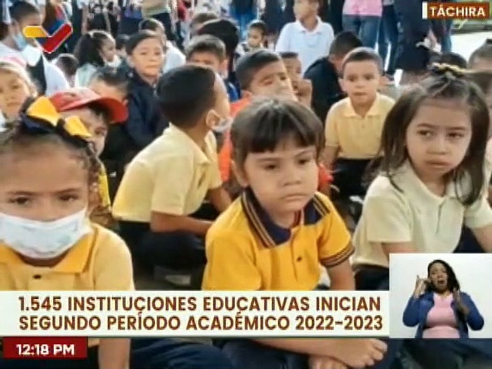 1.545 instituciones educativas del estado Táchira inician segundo periodo académico 2022-2023