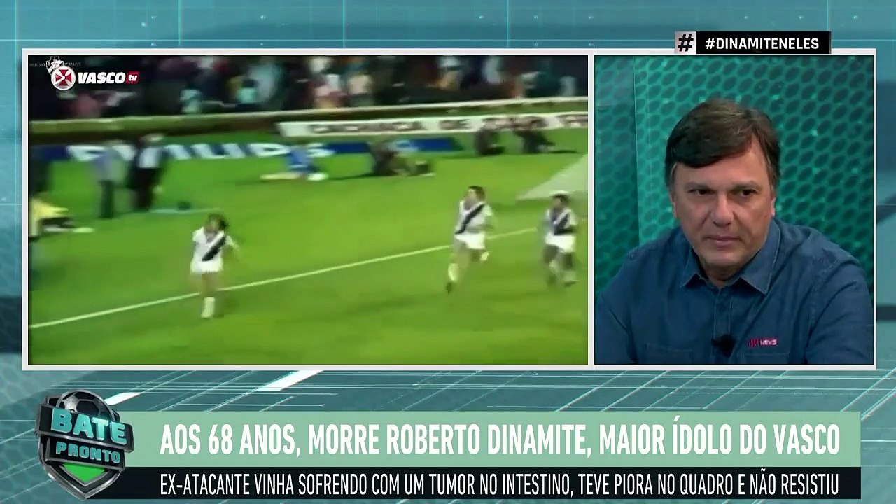 "Alguns não têm a NOÇÃO do TAMANHO dele para o futebol" Mauro Cezar SE EMOCIONA ao falar de Dinamite