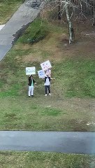 Desde mi ventana los veia...