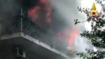 Tragedia a Catania, abitazione in fiamme. Trovato corpo carbonizzato