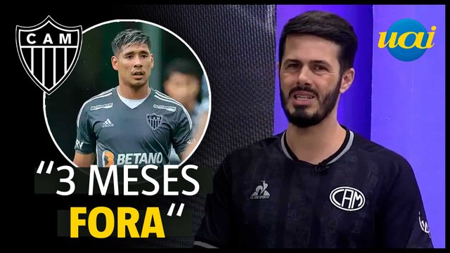 Zaracho, do Atlético, rompe ligamentos e preocupa Fael