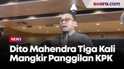 Mangkir Tiga Kali, KPK Tetap Upayakan Mahendra Dito Diperiksa Penyidik