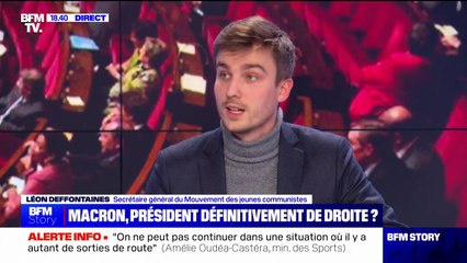 Léon Deffontaines (jeunes communistes): "L'âge de départ à la retraite à 64 ans va pénaliser ceux qui rentrent vite dans la vie active"