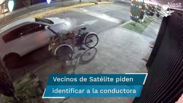 Conductora atropella a vendedor de tamales y huye de lugar en Naucalpan