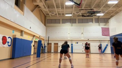 Girl Gets Headshot at Volleyball Practice